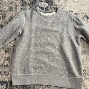 J. Crew Men's Heather Gray Crewneck Sweater